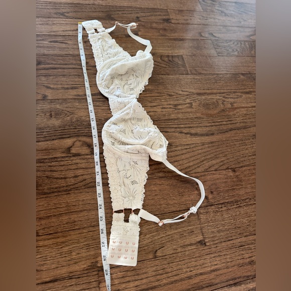 Aerie White/Cream Floral Lace Bra - Picture 3 of 7